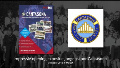 Impressie opening expositie Jongenskoor Cantasona in MUBO  6 okt 2018