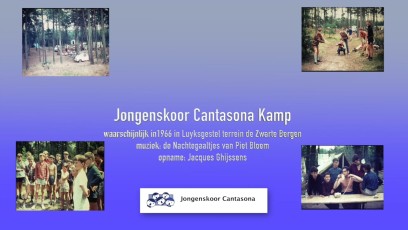 1966 Jongenskoor Cantasona Kamp Zwarte Bergen Luyksgestel