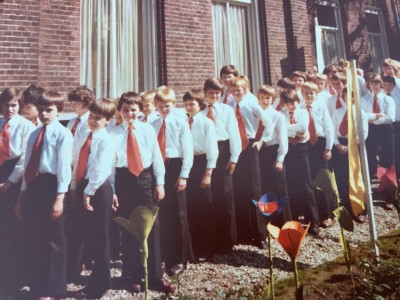 Voor de pastorie eind jaren 70