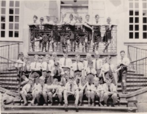 1953 Echternach op de trap