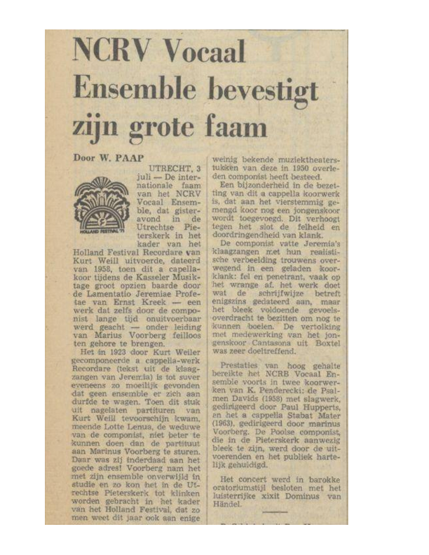 1971 Recensie Recordare