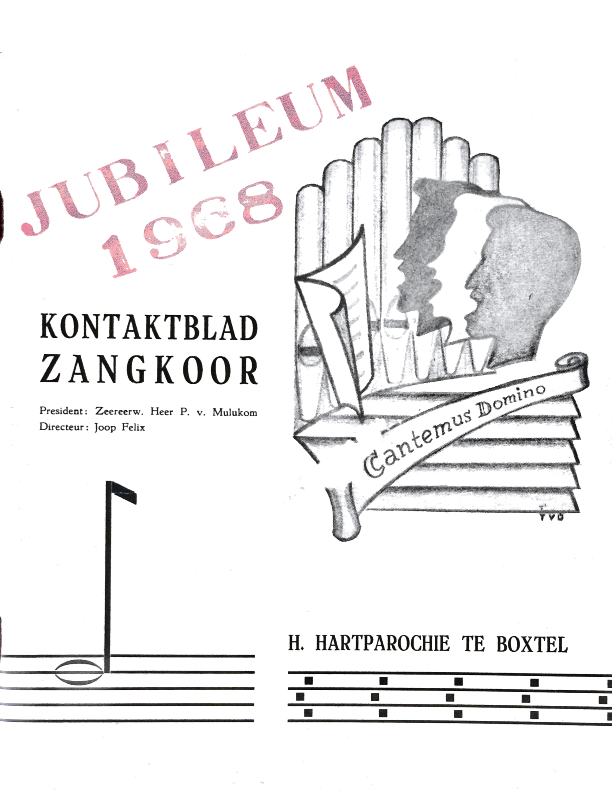 1968 Jubileum Kontaktblad