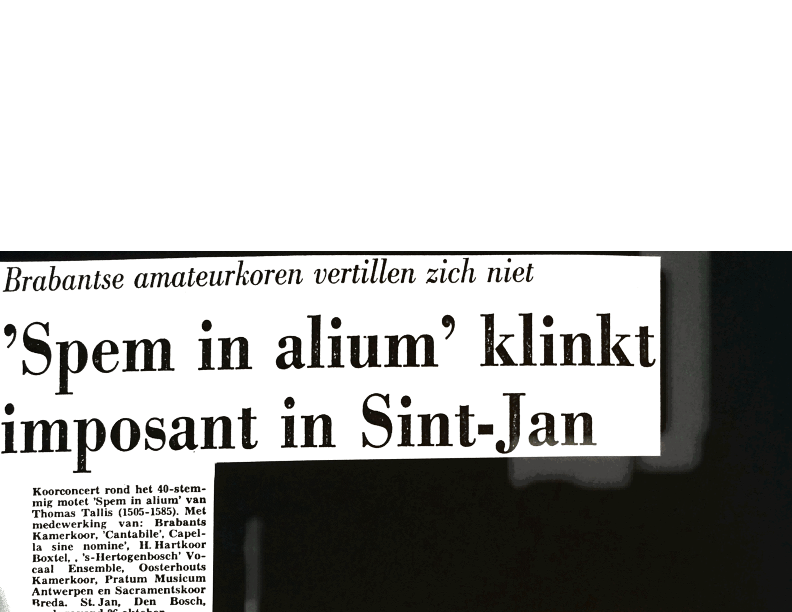 1986 Pem in Alium krantenartikel en foto uit plakboek Joop Felix