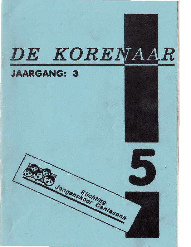 1993 De Korenaar, jg.3, nr.5 1993