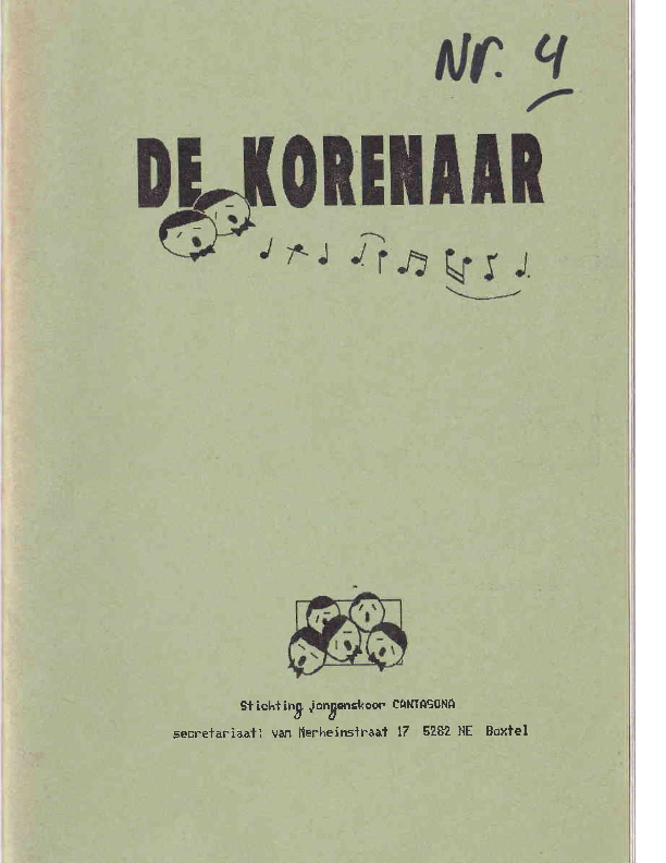 1990 De Korenaar, jg 1, nr.4 1990