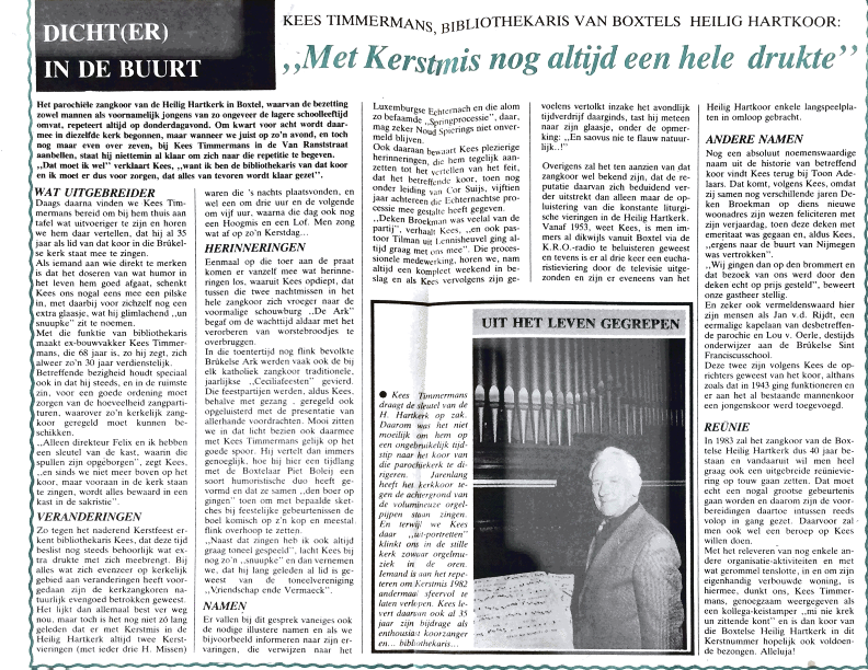 1982 Dichter in de buurt Kees Timmermans BC dec 1982