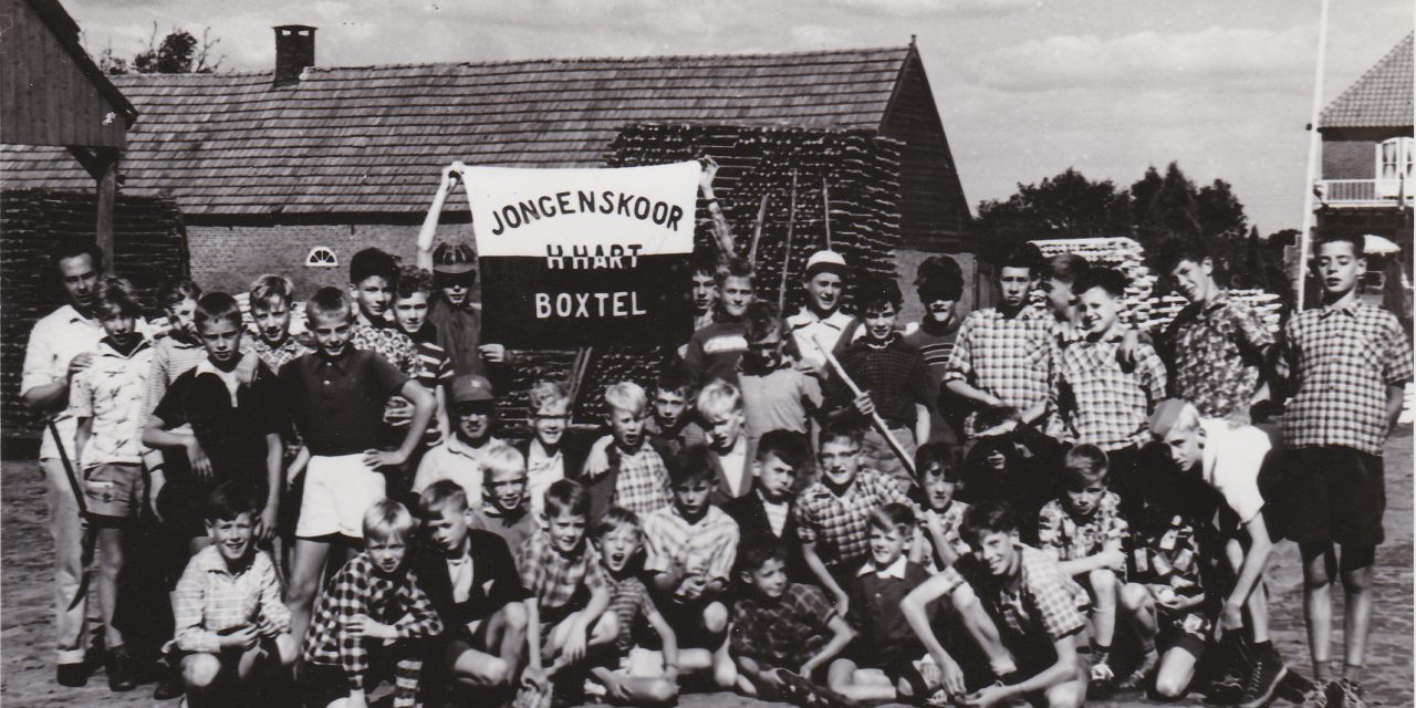 Foto: 1957 en 1958 kamp in Esbeek