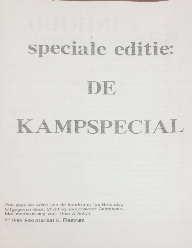 1989 de Kampspecial