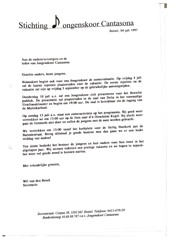 1997 brief ouders mbt vakantie