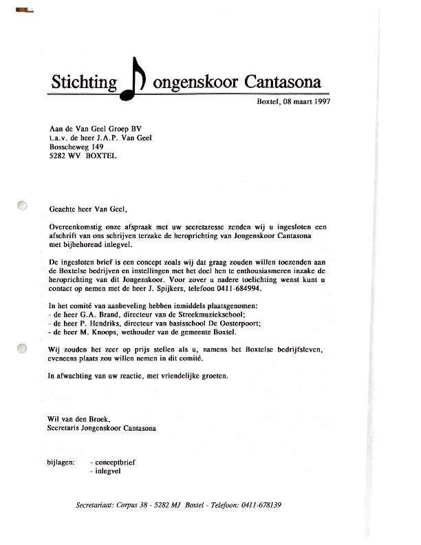 1997 maart commissie van aanbeveling
